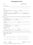 Basic Rental Application Form