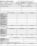Blank Rental Application Template