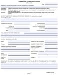 Commercial Rental Application Form